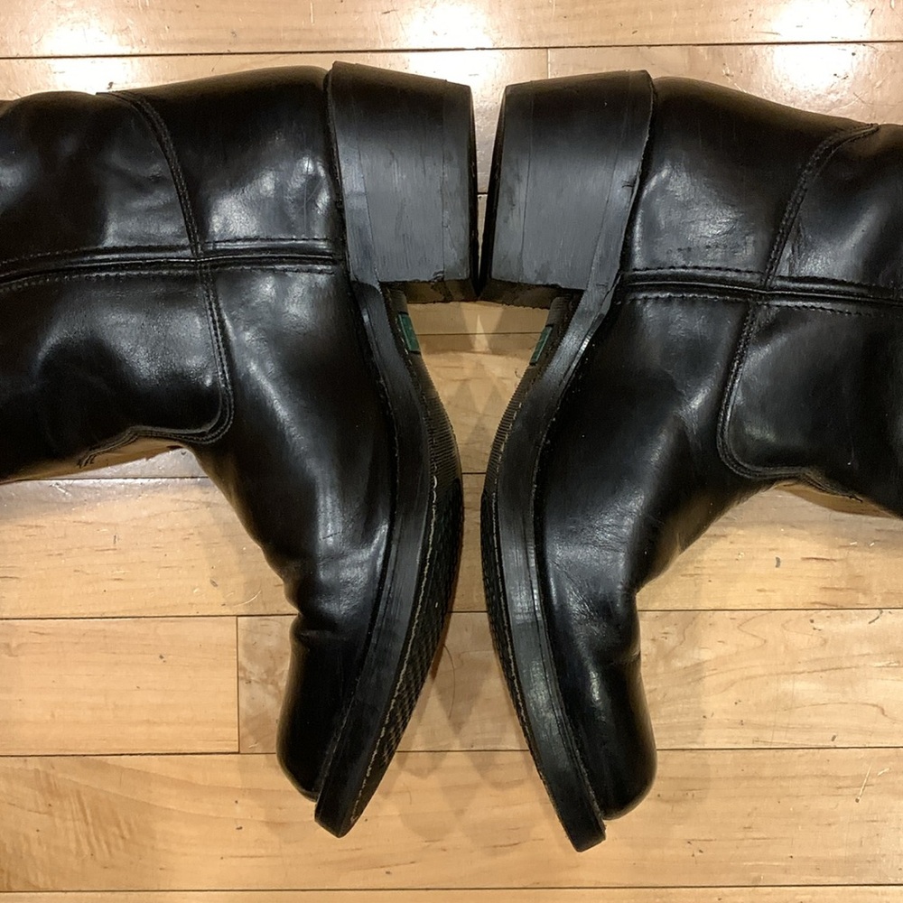 Leather Cowboy Style Boots 7.5 D - Picture 6 of 17